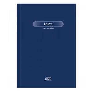 Livro de Ponto 4 Assinatura 100 Folhas Grande Unidade - Tilibra