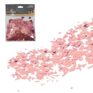Confete Quadrado Rose Gold Metalizado com 40 Gramas - Festa