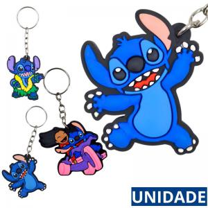Chaveiro Stitch Emborrachado Amor Presente