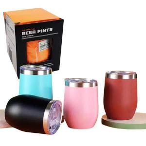 Copo Termico Cuia 360Ml Sortido com Tampa - Beer Pints