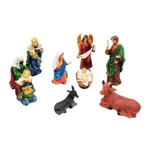 Presépio Resina com 10 Peças Médio 15,5 Cm - Wincy Natal