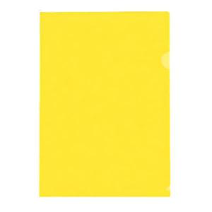 Pasta L A4 Plástico Amarelo 220X305Mm Organização