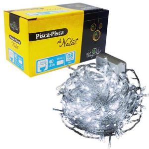 Pisca Natal Led Branco 40 Lampadas Sequencial 127V 4 Metros - Wincy Natal