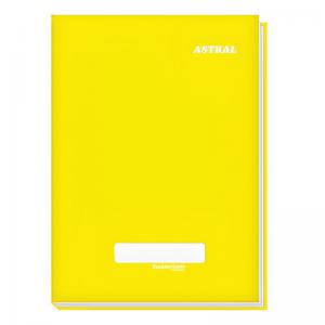 Caderno Brochura Amarelo Capa Dura 48 Folhas Panamerica