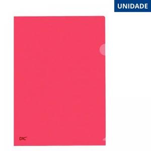 Pasta L Vermelha A4 Plástico 220X305Mm Organização