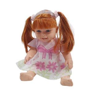 Boneca Angelina Girl Ruiva Aprendendo Inglês 33Cm - Milk