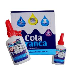 Cola Branca Escolar Make+ 40G Artesanato