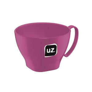 Cumbuca Tigela Plástica Magenta com Alça 500Ml Multiuso Resistente Prática