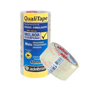 Fita Adesiva Transparente Qualitape 48Mmx40M Adelbras