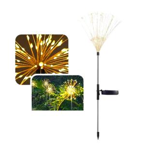 Pisca Natal Solar Jardim Descoração 30 Led 50Cm