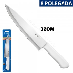 Faca Peixeira Profissional 8" Inox Presente Cozinha