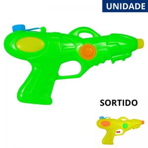 Pistola D'água Colorida em Plástico Resistente para Diversão Ao Ar Livre