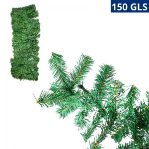 Festão Natalino Aramado Verde 180Cm Decoração