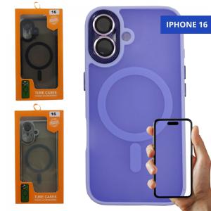 Capa Case P/Celular Iphone 16 C/Pelicula de Camera