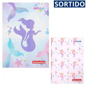 Caderno Brochura Sereia Capa Dura 96 Folhas Panamericana