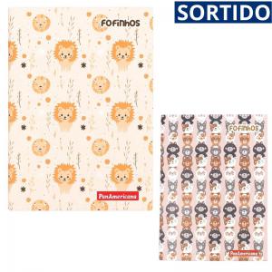 Caderno Brochura Fofinhos Capa Dura 96 Folhas