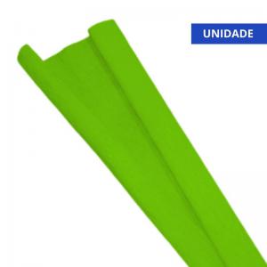 Papel Crepom Verde Folha 48Cmx2M Artesanato