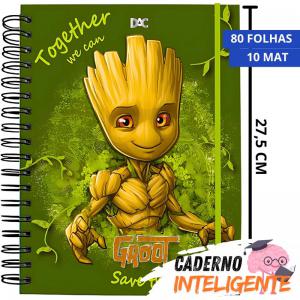 Caderno Inteligente Smart Universitario Groot 200Mmx275Mm 10 Div/80Fls -Dac