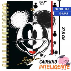 Caderno Inteligente Smart Universitario Mickey 200Mmx275Mm 10 Div/80Fls - Dac