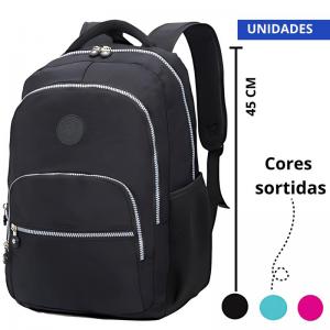 Mochila Escolar e Notebook Top Model Sortidas Gd. 45X32X15Cm - Vozz