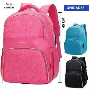Mochila Escolar e Notebook Loveking Sortidas Gd. 45X32X15Cm - Vozz
