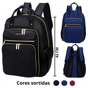Mochila Escolar e Notebook Loveking Sortidas Gd. 45X32X15Cm - Vozz