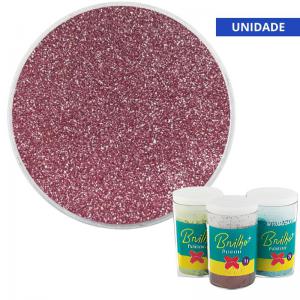Glitter Metálico Rosa 3G Maquiagem Festa