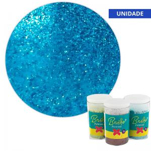 Glitter Metálico Azul Neon 3G Maquiagem Festa