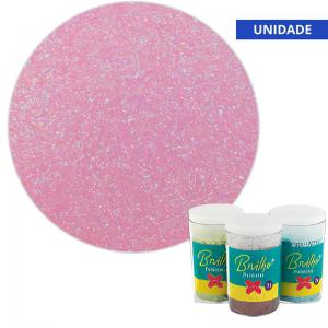 Glitter Metálico Rosa Neon 3G Maquiagem Festa