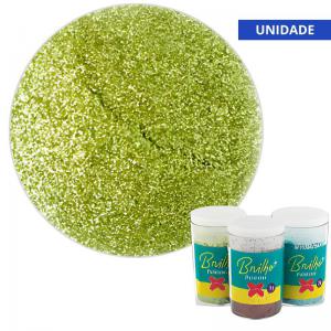 Glitter Metálico Verde Claro 3G Maquiagem Festiva