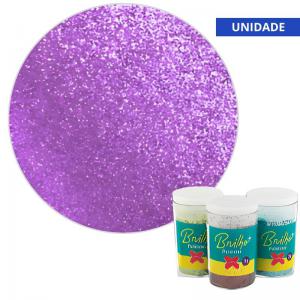 Glitter Metálico Lilás Neon 3G Maquiagem Festiva