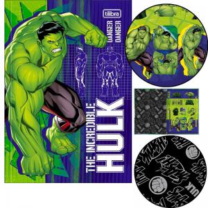 Caderno 1/4 80 Folhas Brochura Hulk - Tilibra