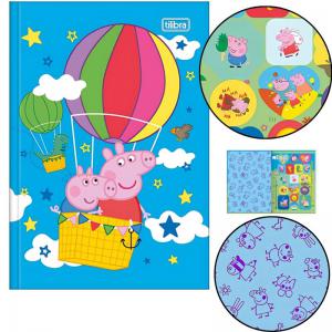 Caderno 1/4 80 Folhas Brochura Peppa Pig - Tilibra