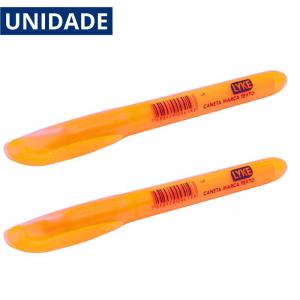 Marca Texto Like Neon Laranja, Alta Durabilidade, Ideal para Estudos