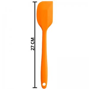 Espátula de Silicone 27Cm Laranja Cozinha Prática