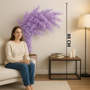 Planta Cerejeira C/Envergadura Lilas Mesclado com Vaso Rose 1.50X1.00M - Primordial Decor
