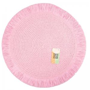 Jogo Americano Pvc Rosa Bebe Unidade 38Cm - Multiart
