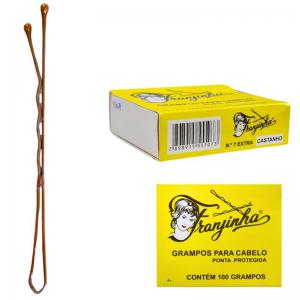 Grampo Cabelo Franjinha N.7 Loiro Caixa com 100