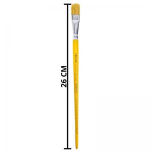 Pincel Chato Escolar Condor 115 Nº16 26Cm Pintura Artesanato Unidade