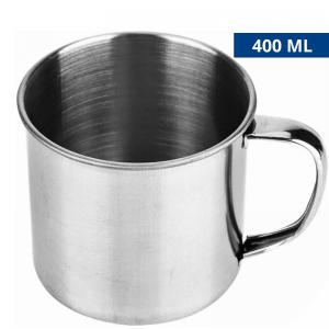 Caneca de Alumínio Elegante 400Ml Presente Durável