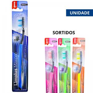 Escova Dental Limpíus Média Adulto Cores Sortidas