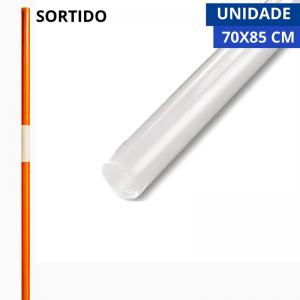 Papel Celofane Cromus Laranja Incolor 70X85Cm