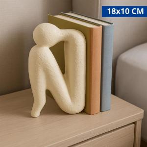 Aparador de Livros Cerâmica Texturizado 18X10Cm - Sara