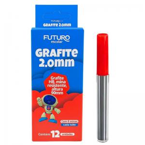 Grafite 2.0Mm Futuro Escolar Tubo 12 Unidades