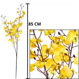 Haste Decorativa Chuva de Ouro Amarelo 85Cm Decoromax