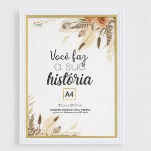 Porta-Diploma Plástico Vertical 21X29 Decorativo