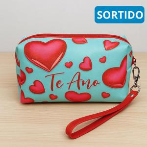 Necessaire Feminina Frases Românticas 11X18,5Cm Presente Namorados