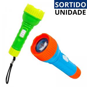 Lanterna Led Infantil Plástica Colorida 10Cm Luz Noturna Quarto Bebê