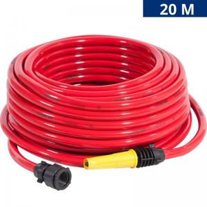 Mangueira Jardim 20 Metros Pvc Vermelha Resistente