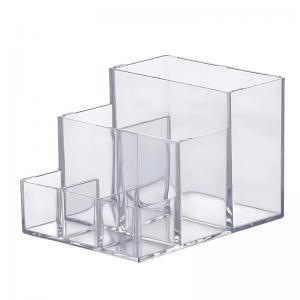 Organizador Acrílico Cosméticos 6 Divisórias Transparente